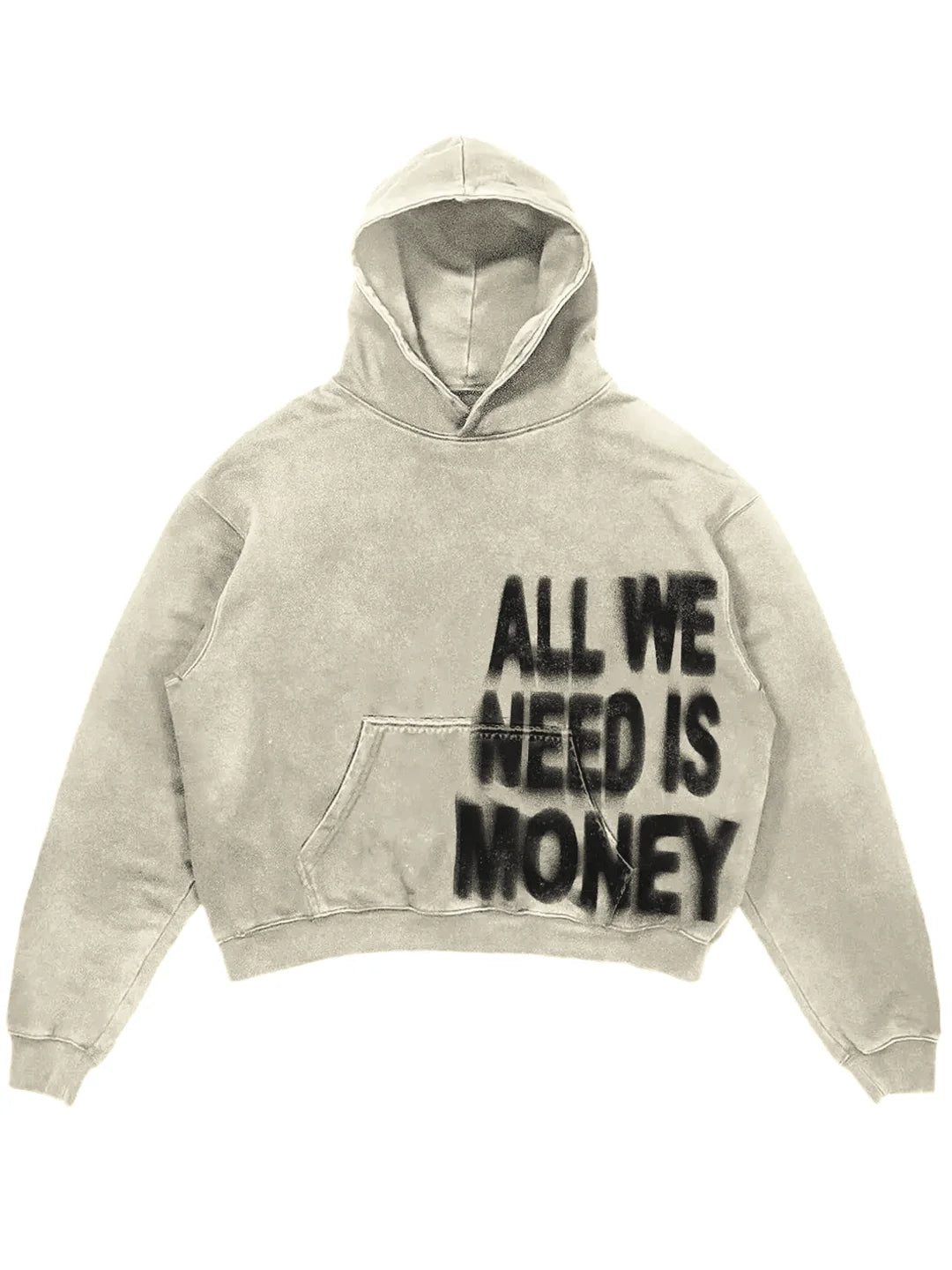 Print Oversized Hoodie